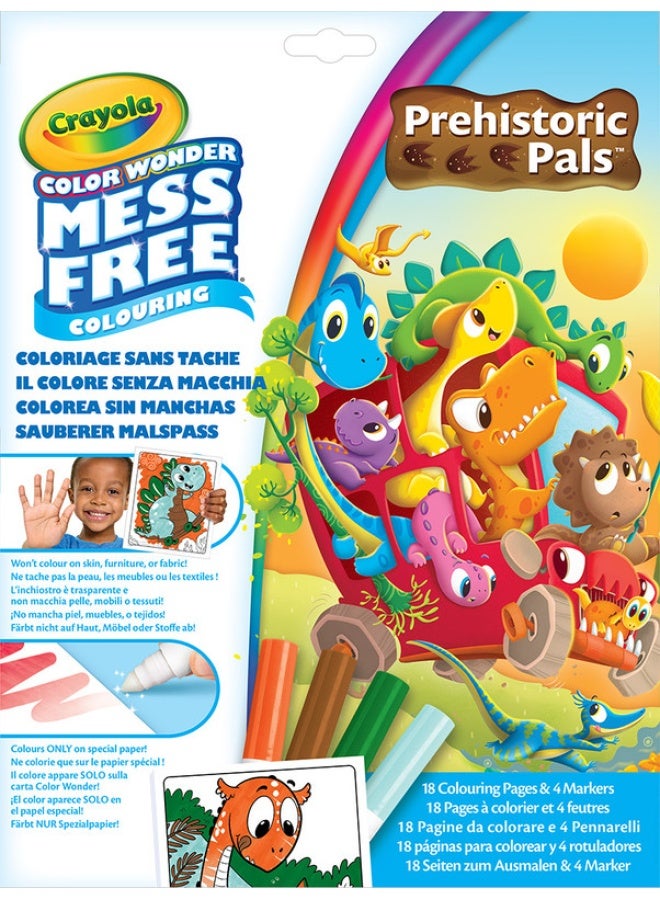 Crayola Color Wonder Dinosaur Coloring Set | Mess-Free Coloring for Kids - 18 Fun-Filled Coloring Pages - Image 3