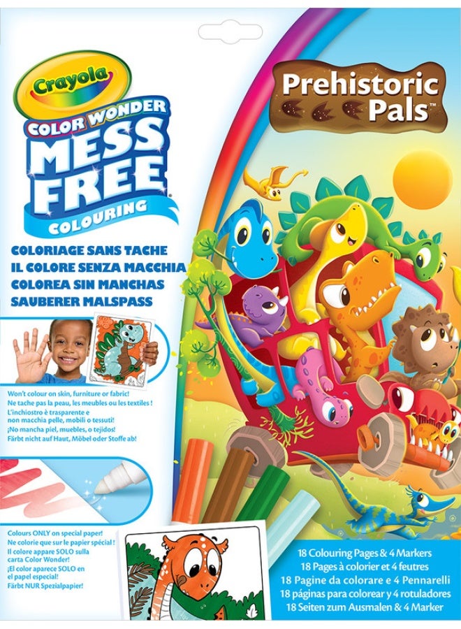 Crayola Color Wonder Dinosaur Coloring Set | Mess-Free Coloring for Kids - 18 Fun-Filled Coloring Pages - Image 4