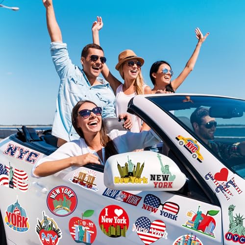 Fabbay 25 Pcs New York Fridge Magnet Magnetic Refrigerator Stickers New York Souvenirs Gifts Refrigerator Magnets for Fridge Laptop Locker Home Decoration Accessories - Image 5