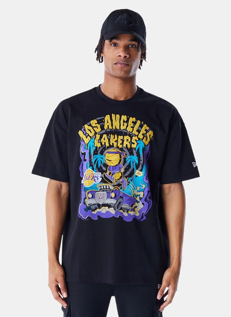 نيو ايرا Men's NBA Los Angeles Lakers Graphic T-Shirt