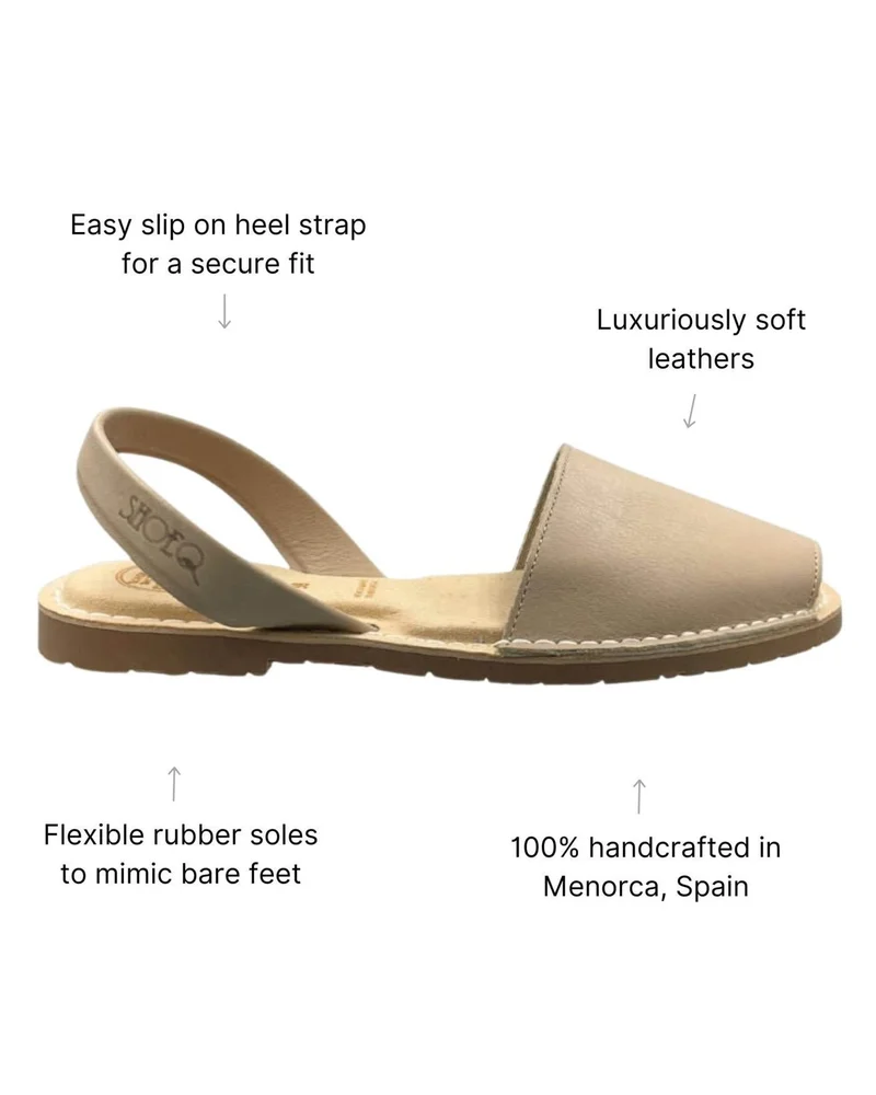 SHOEQ Latte Luxe Avarca for Women | Best Price UAE