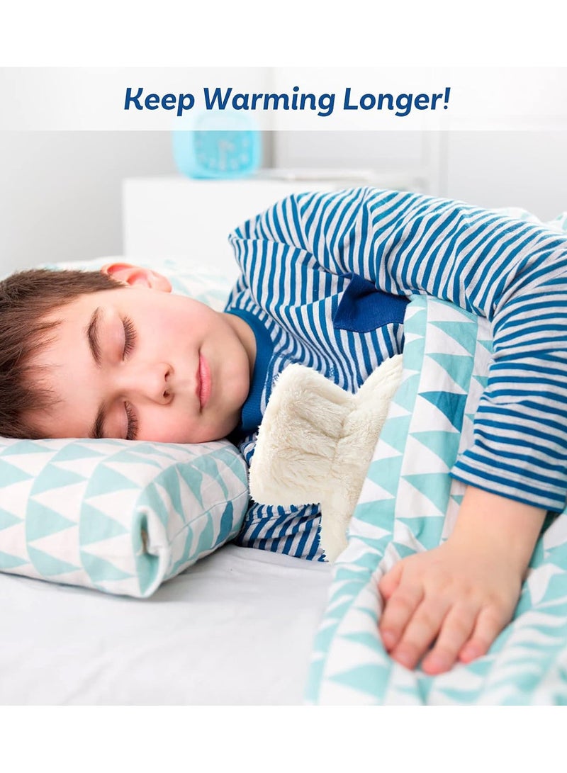 إسكدنيا كيس ماء ساخن في العلاجات الساخنة والباردة، كيس ماء ساخن سعة 2 لتر لتشنجات الدورة الشهرية، وتخفيف آلام الرقبة والكتف، وتدفئة أقدام اليد - Image 4