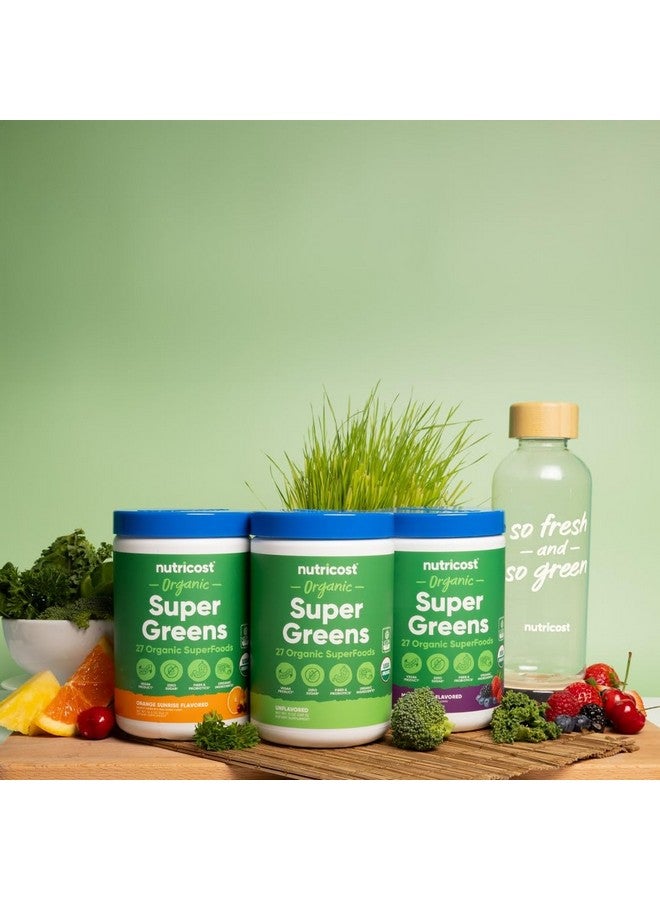 Nutricost مسحوق الخضروات العضوية من نوتريكوست (30 حصة) - مشروب مكمل غذائي (30 حصة، بدون نكهة مضافة) - Image 4