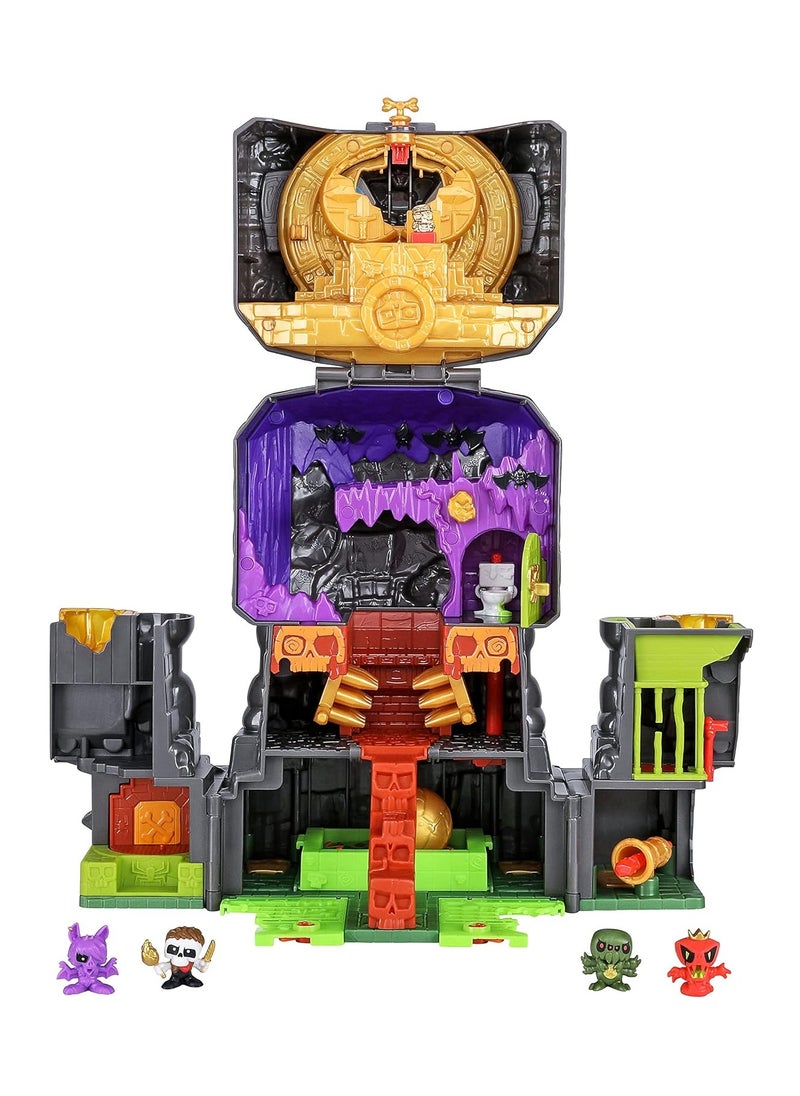 Treasure X Lost Lands Skull Island Skull Temple Mega Playset, 40 Levels Of Adventure. 4 Micro Sized Action Figs. Survive The Traps And Discover Guaranteed Real Gold Dipped Treasure  - Image 5
