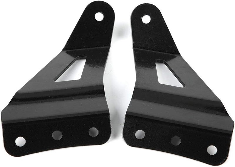 woobles Curved LED Light Bar Brackets, 52in 1 Pair of Upper Windshield Metal Lamp Support Bracket for Ford F250 F350 4WD 2WD 1999‑2015 - Image 4