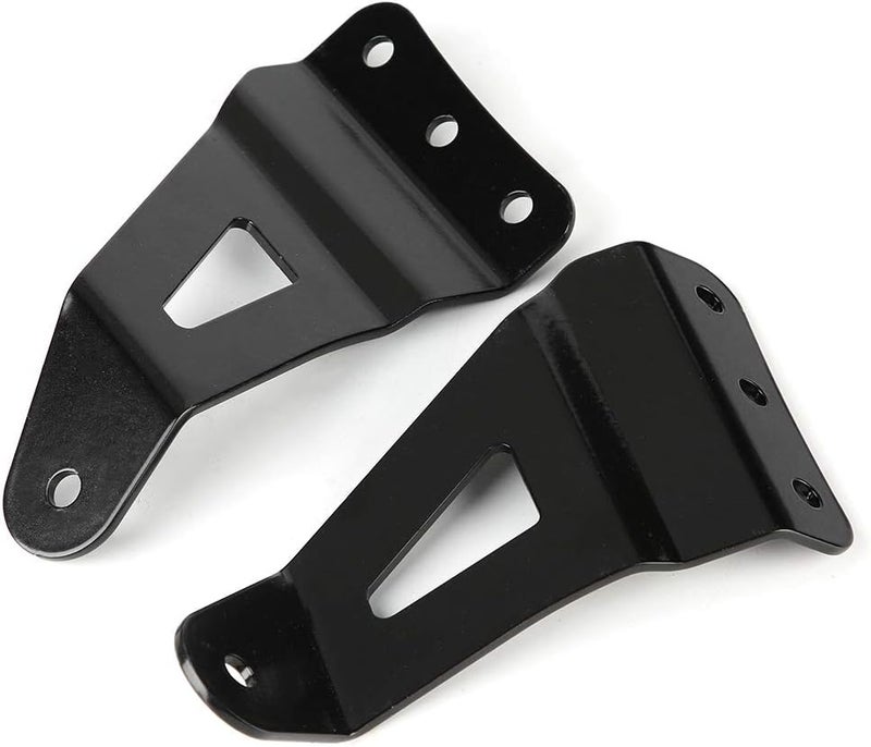 woobles Curved LED Light Bar Brackets, 52in 1 Pair of Upper Windshield Metal Lamp Support Bracket for Ford F250 F350 4WD 2WD 1999‑2015 - Image 5