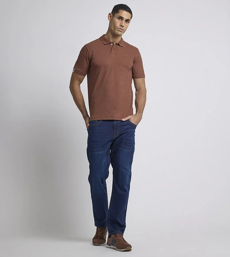 Ben Sherman  Ben Sherman Men's Short Sleeve Solid Polo Tees for Men | Best Price UAE