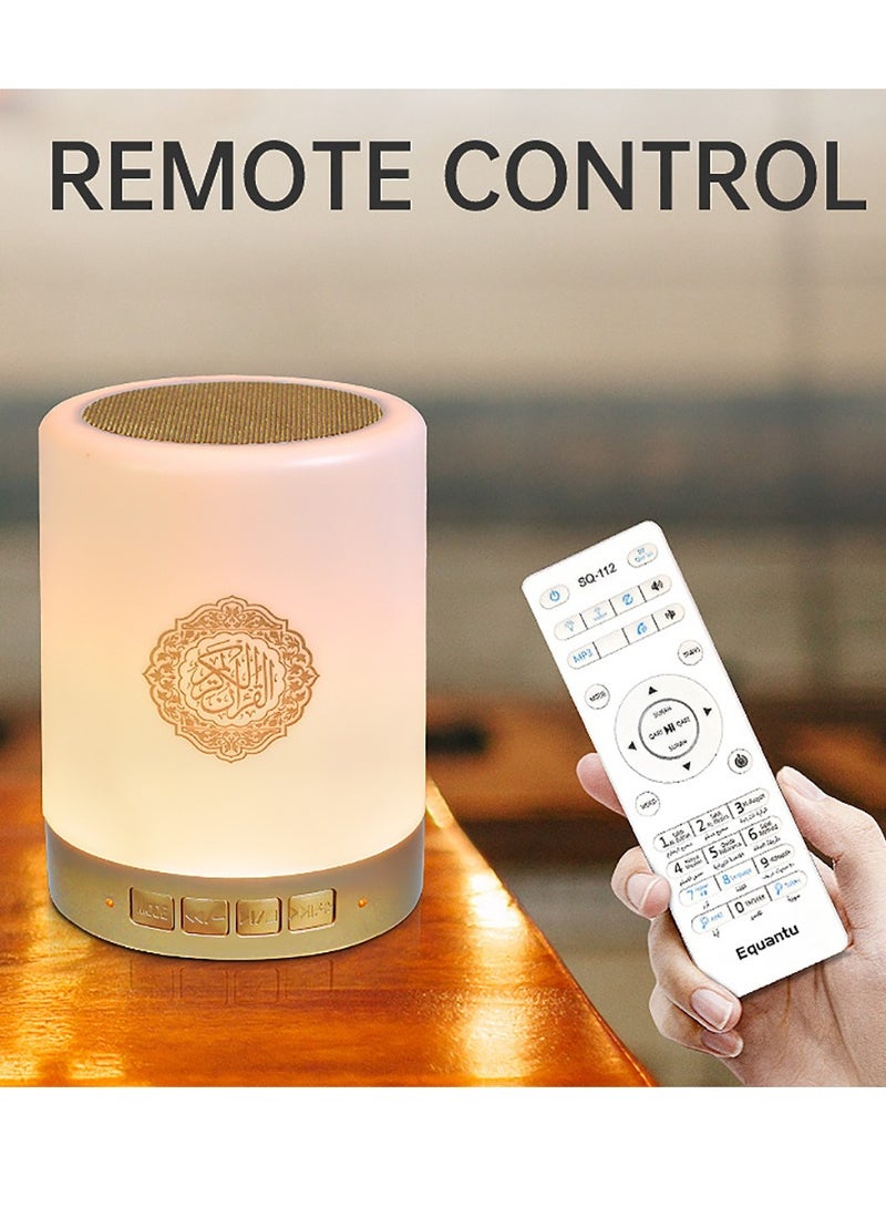 Equantu مكبر صوت محمول مزود بتقنية البلوتوث للقرآن الكريم مزود بمصباح LED - Image 5