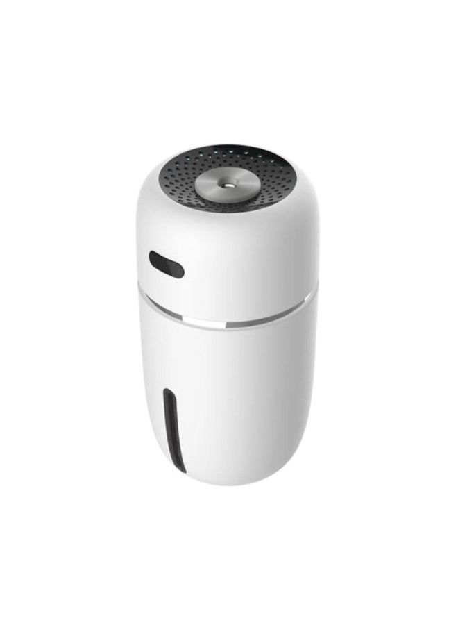NIBEMINENT Ultrasonic Air Humidifier 200ML White/Black - Image 1