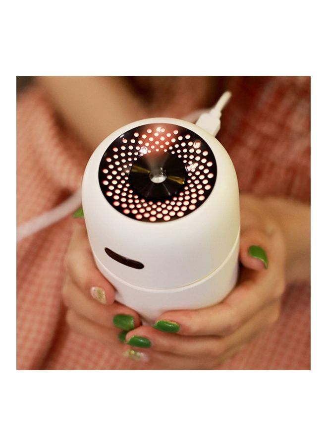 NIBEMINENT Ultrasonic Air Humidifier 200ML White/Black - Image 2