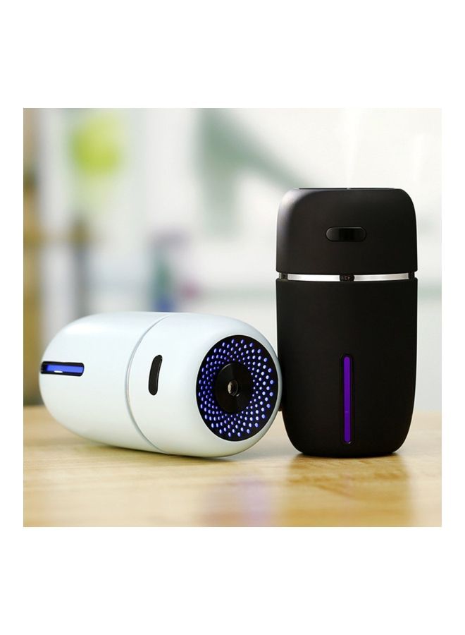 NIBEMINENT Ultrasonic Air Humidifier 200ML White/Black - Image 3
