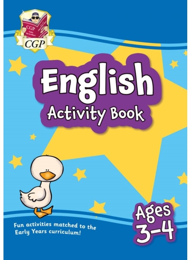 English Activity Book for Ages 3 4 Preschool - Paperback