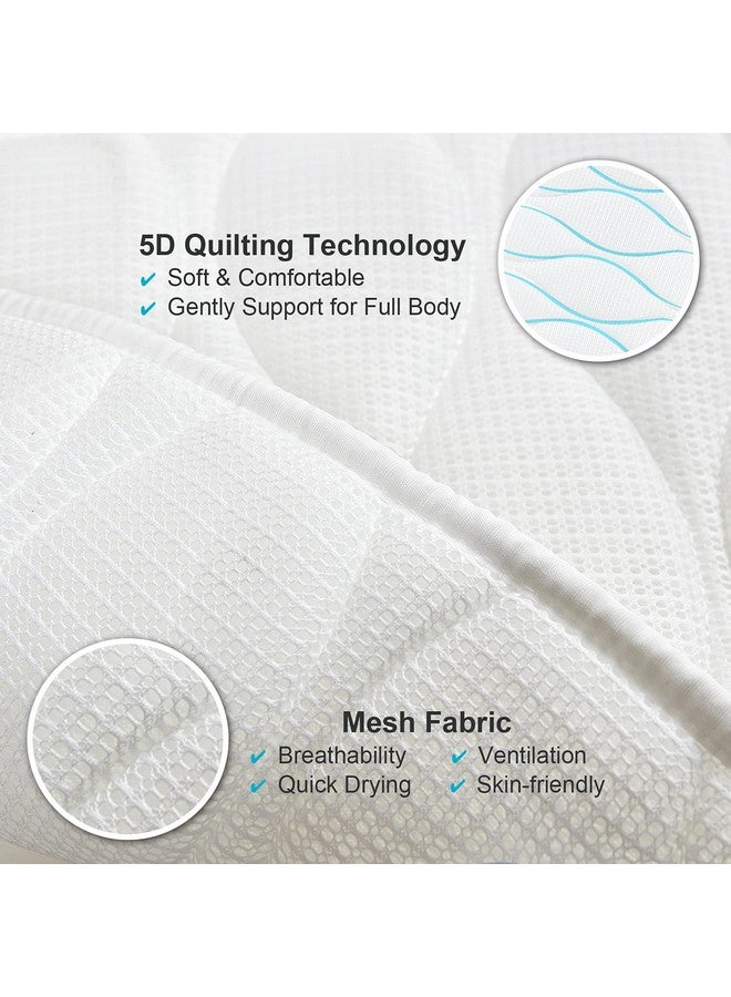 OMYSTYLE Full Body Bath Pillow, Bath Pillows For Tub With Mesh Washing Bag & 21 Non-Slip Suction Cups, Spa Bathtub Pillow For Head Neck Shoulder And Back Support - 5D Air Mesh & Quick Drying - Image 3