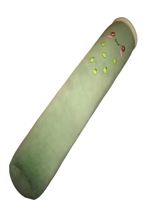 TechMax Solution Soft Plush Comfort Premium Trendy Long Boba Tea Cup Plush Pillow, Kawaii Bubble Cushion for Kids Girls Bedroom Decor Gift Green Long Tea Cup 110 CM - Image 1