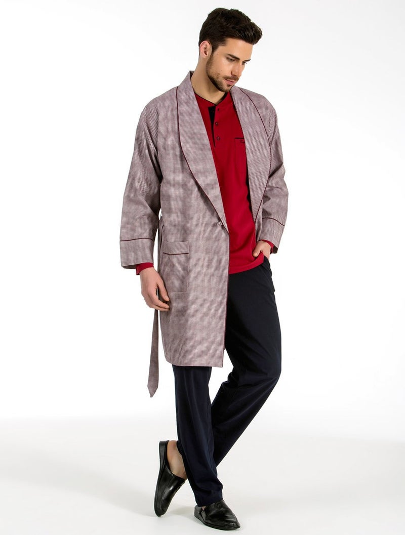 pierre cardin Groom's Dowry Shorts Pajamas & Dressing Gown Set of 5 5540  - Image 1