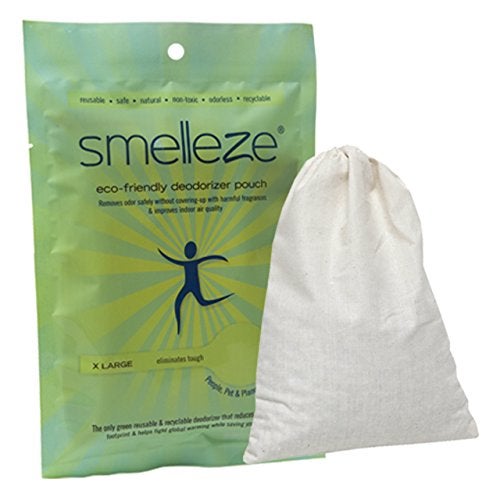 SMELLEZE Reusable Elderly Odor Eliminator & Nursing Home Room Deodorizer Pouch - Works for All Old Age, Sick, Nursing Home, Hospices, Urine, and Feces Smell, 150 Sq. Ft. Coverage - Image 1