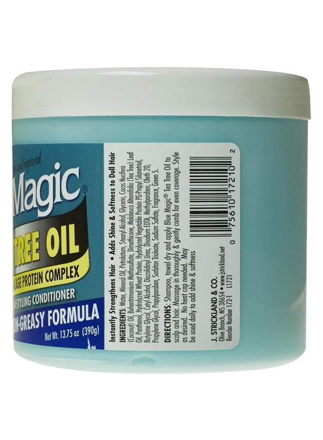 BLUE MAGIC Tea Tree Leave-In Hair Styling Conditioner, 13.75 Ounce, 12 fl oz - Image 2