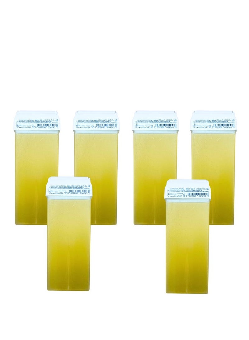 Wax Roll Hair Removal Cartridge 100 ml (6) Pcs