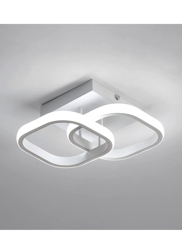 Goeco LED Ceiling Light Square Acrylic Ceiling Light, Modern Bedroom Chandelier for Living Room, Bedroom, Dining Room  - Image 1