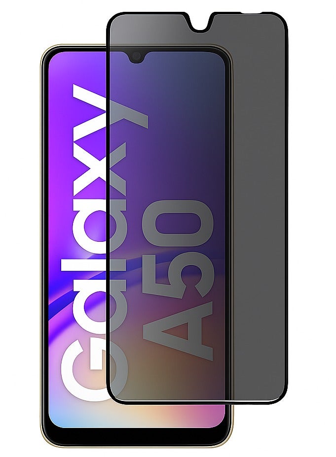 Original Privacy Screen Protector for Samsung Galaxy A50 – Anti-Static Tempered Glass with ESD Privacy, 9H Hardness, Anti-Peep, Dust-Proof, Super Smooth Touch - Image 1