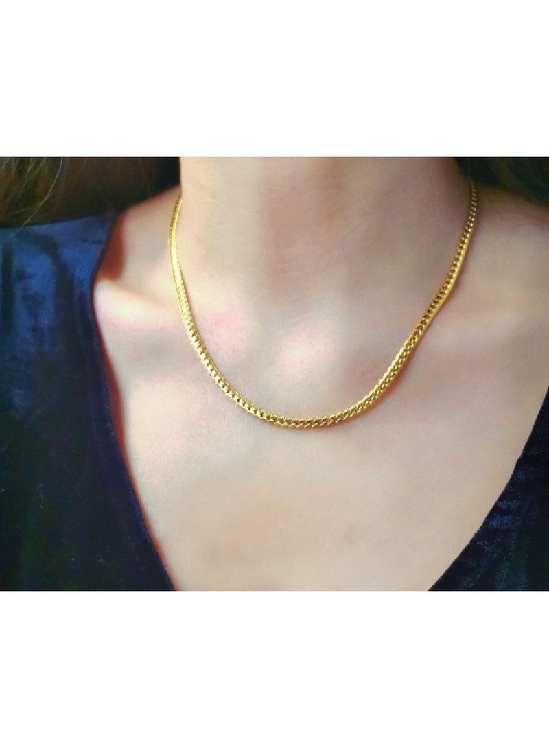 LATEEN 14K Gold Plated  Titanium Steel  Necklace for Women,  Elegant Jewelry for Daily Wear or Gifts - Image 1