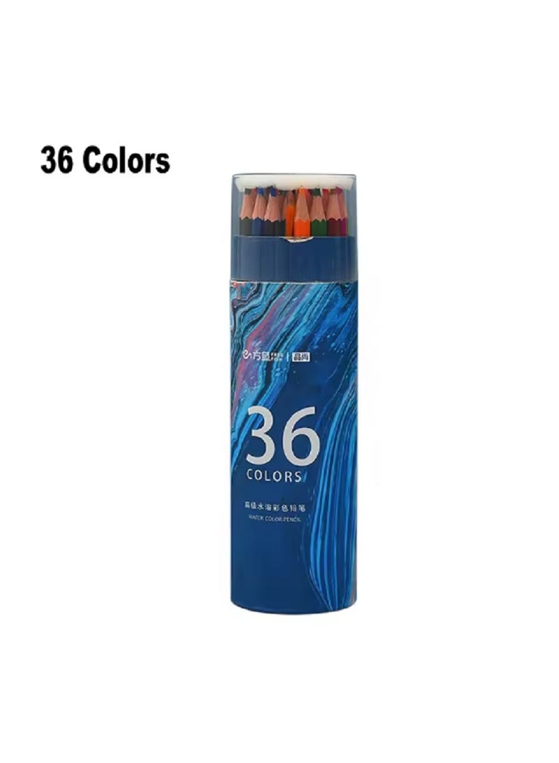 الوان خشب مائيه 36 لون طويل علبه اسطوانيه - Image 1