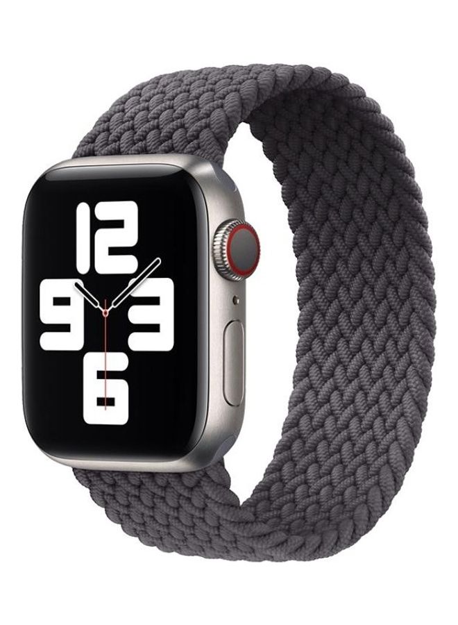 NIBEMINENT Replacement Watchband For Apple Watch Grey - Image 2