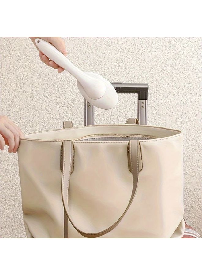 White Manual Lint Remover Brush For Pet Hair Removal Reusable Portable 1pc - Image 5