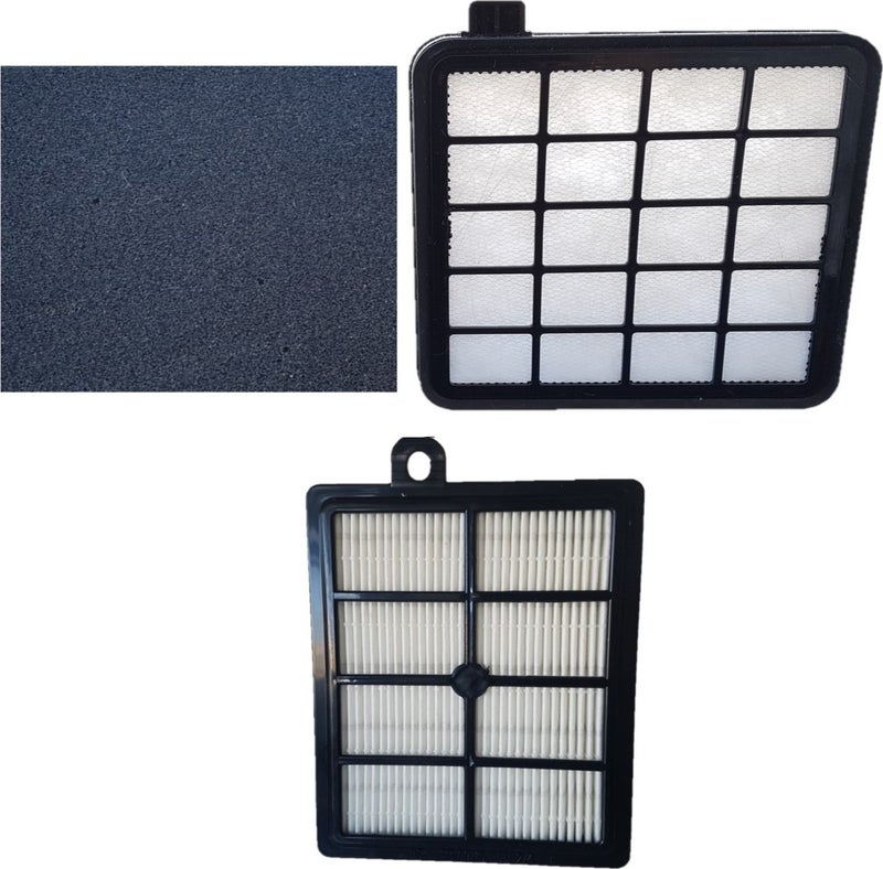 Esgep Samsung VC07R302MVP Vacuum Cleaner Pre-Filter & Sponge + Hepa 13 Filter Set 