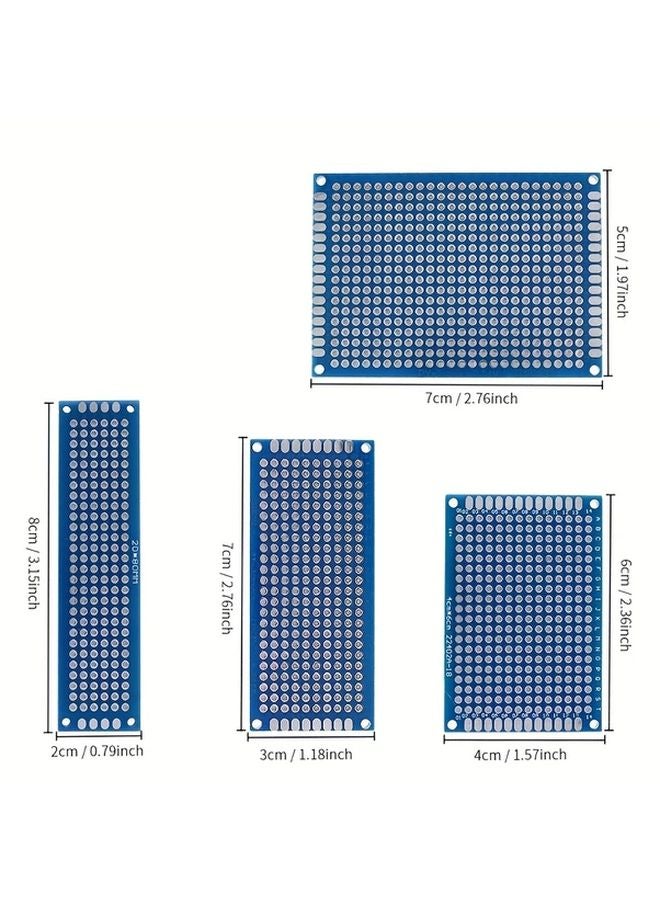 20PCS Double Sided PCB Prototype Boards Kit 2x8 3x7 4x6 1.97x2.76 Inch For DIY Soldering - Image 3