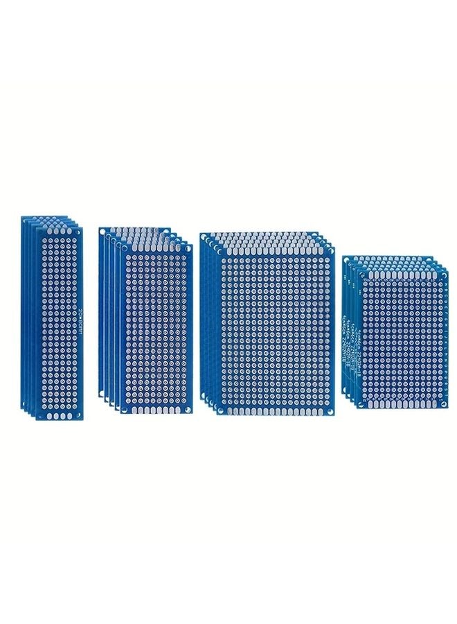 20PCS Double Sided PCB Prototype Boards Kit 2x8 3x7 4x6 1.97x2.76 Inch For DIY Soldering - Image 4