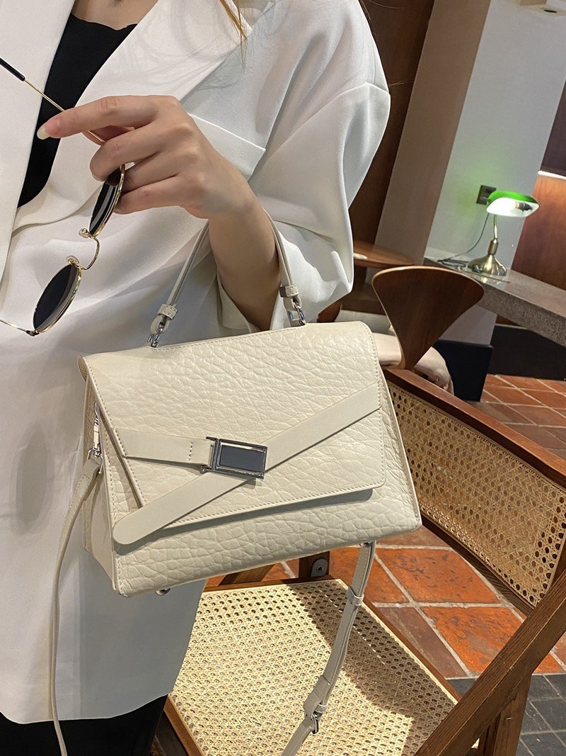 Women'S Bag Special Leather Tote Bag New Hand Bag Top Layer Cowhide Bubble Pattern Shoulder Crossbody Bag 6641 - Image 4