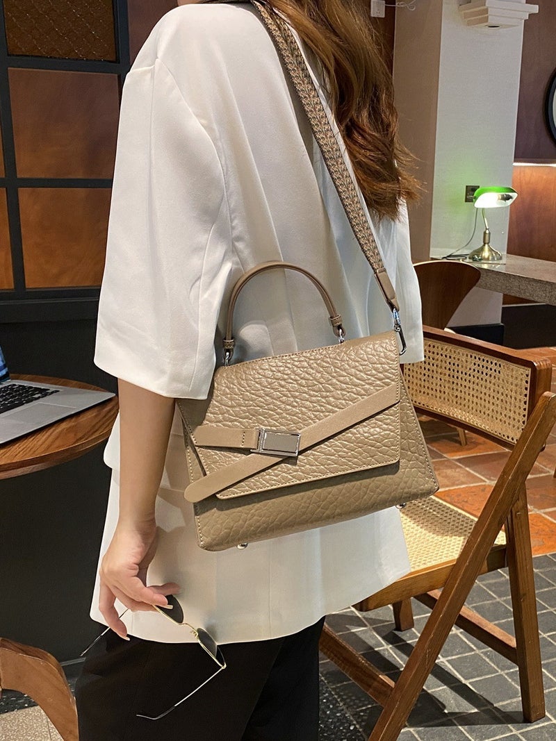 Women'S Bag Special Leather Tote Bag New Hand Bag Top Layer Cowhide Bubble Pattern Shoulder Crossbody Bag 6641 - Image 5