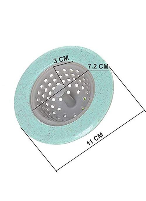 Prostuff.in Prostuff.in 2 Pieces Silicon Sink Strainer Kitchen Drain Basin Basket Filter Stopper Sink Drainer Basin Water Rubber Sink Filter Cover Multicolor  - Image 3