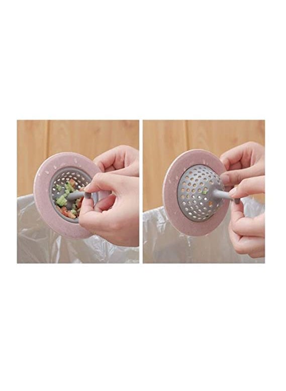 Prostuff.in Prostuff.in 2 Pieces Silicon Sink Strainer Kitchen Drain Basin Basket Filter Stopper Sink Drainer Basin Water Rubber Sink Filter Cover Multicolor  - Image 4