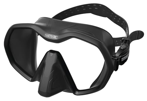 Seac Icona Frameless SingleLens mask for Scuba Diving 100 Made in Italy - Image 1