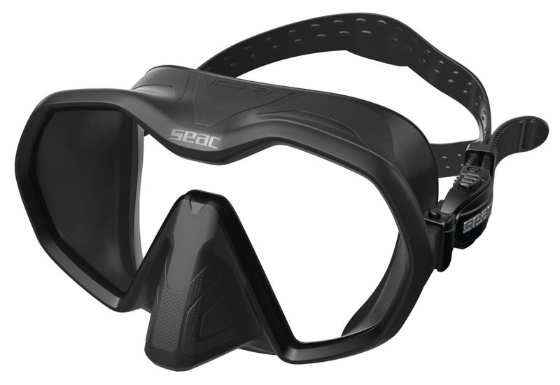 Seac Icona Frameless SingleLens mask for Scuba Diving 100 Made in Italy - Image 2