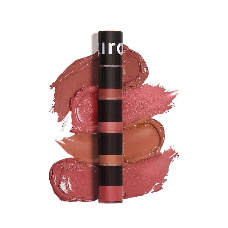 KIRO Four Play NonStop Airy Matte Liquid Lip Stack Ultimate Quad 4 Nude Lipstick Shades LongLasting TransferProof Hydrating Lightweight Infused with Avocado Apricot Oils 6ml - Image 2
