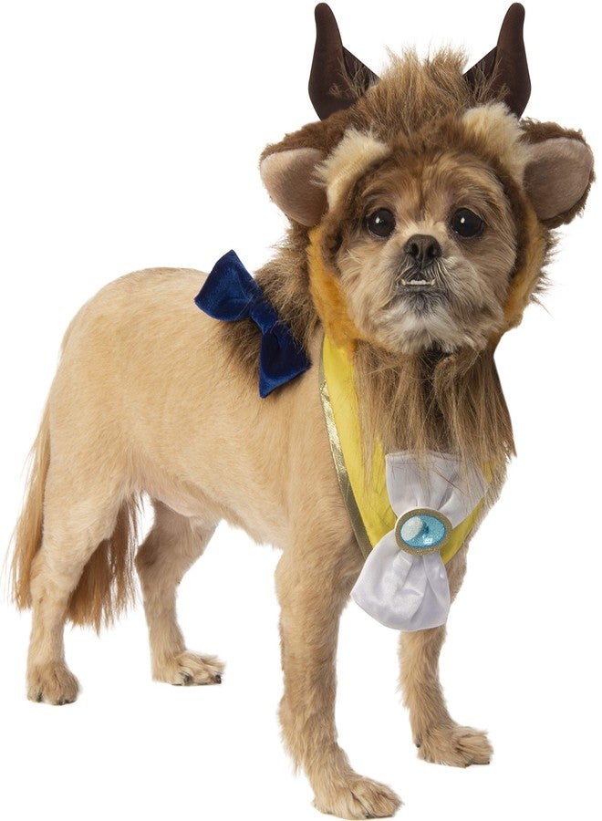 روبيز مجموعة إكسسوارات الحيوانات الأليفة "الجميلة والوحش" من ديزني، للكلاب أو القطط، من روبيز، مقاس متوسط/كبير - Image 1