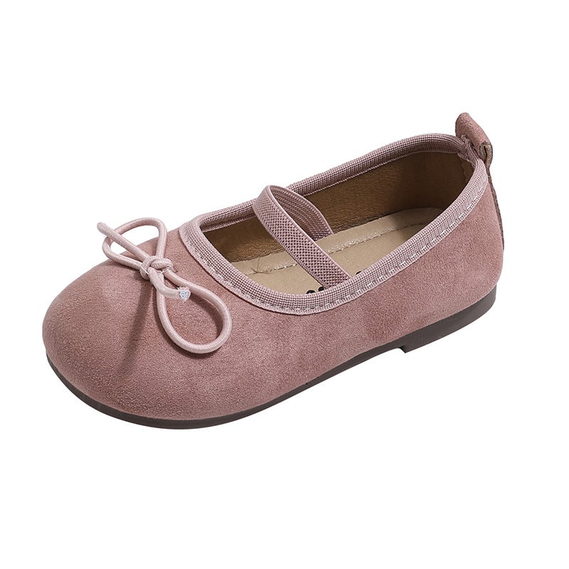 Girls'' Leather Shoes Spring and Autumn 2026 New Model Children''s Princess Shoes Little Girl Single Shoes Soft Sole Baby Shoes Comfortable Elastic - Image 1