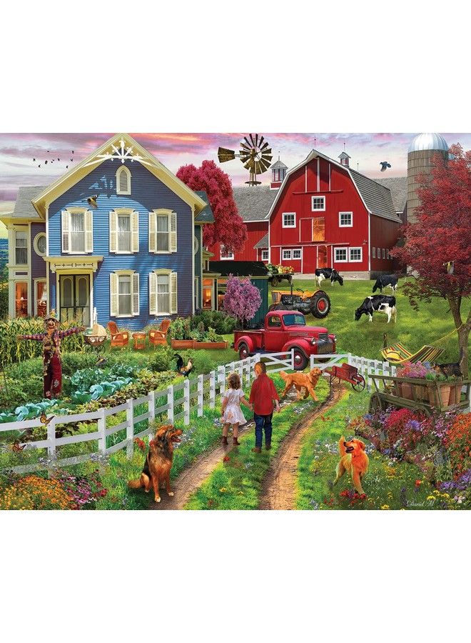 WHITE MOUNTAIN Puzzles Country Farm Life 1000 Piece Jigsaw Puzzle - Image 2