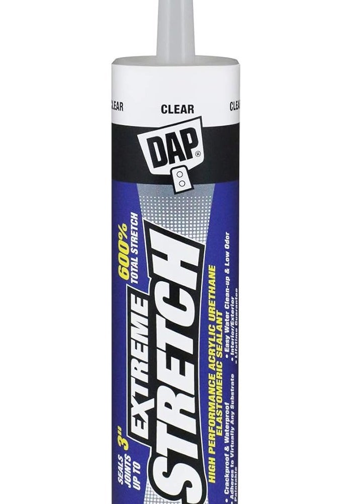 DAP Extreme Stretch Acrylic Urethane Sealant, Clear, 10.1 oz - Image 1