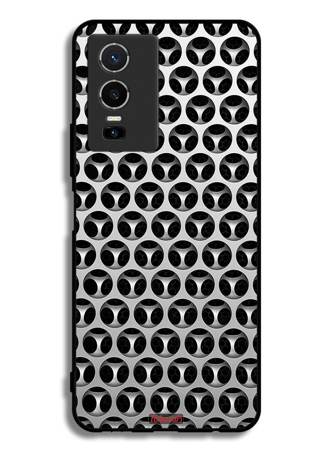Tolwak Vivo Y76 5G Protective Case Cover Horology Hands Pattern - Image 2