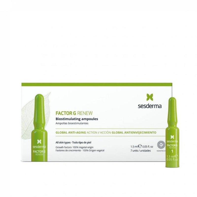 Sesderma Factor G Bio-Stimulating Ampoules 1.5ml, Skin Firming Serum, Pack of 7's