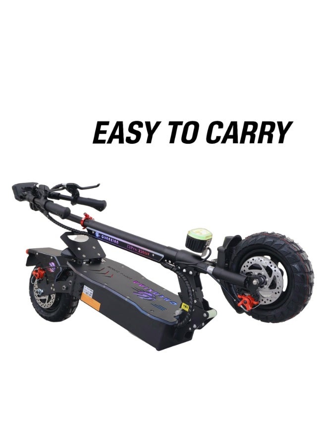 Chenxian FM-Z3 Pro High-Speed Electric Scooter for Adults, 70 km/h Maximum Speed, 40 km Long Range, Foldable Design, Rechargeable Battery, Dual Brakes, Ideal for City Commute and Outdoor Travel - Image 4