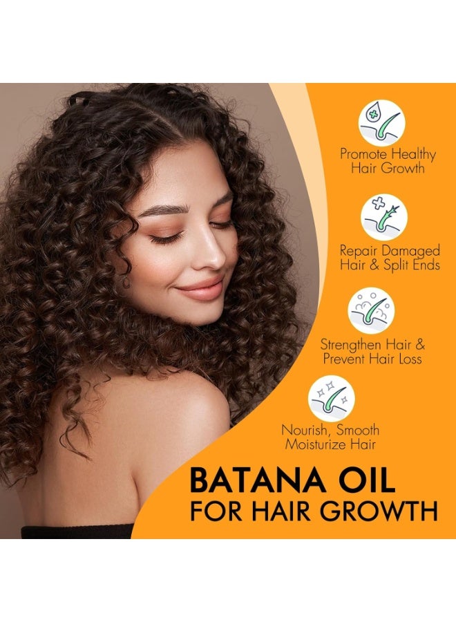 MISICH Dr Sebi Raw Batana Oil, 100% Natural Organic Hair Growth Oil for Men & Women, Sourced from Honduras, Pure, Unrefined, Enhances Thickness, Prevent Hair Loss 4 Oz - Image 3