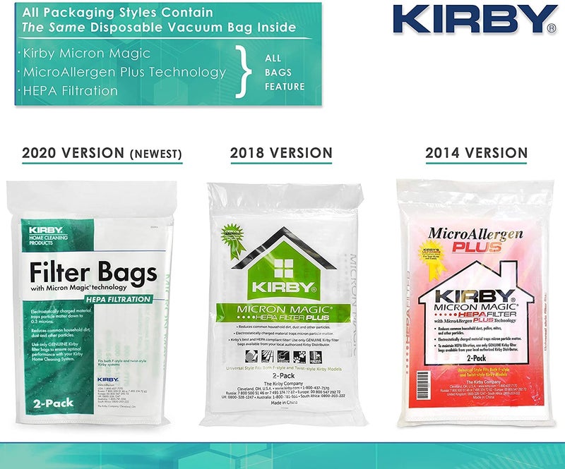 Kirby 204811 Filter Bag Six Pack Micron Magic HEPA (6 Filter Bags) - Image 5