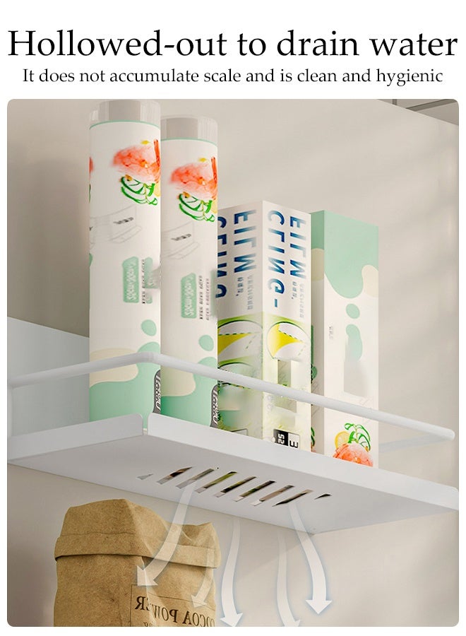 DUNISO Magnetic Spice Rack Wall Mounted Kitchen Spice Hanging Storage Shelves with Hooks Seasoning Organizer Storage Stand Spice Racks Multi-Purpose Suitable for Kitchens,Restaurants and Bars - Image 3