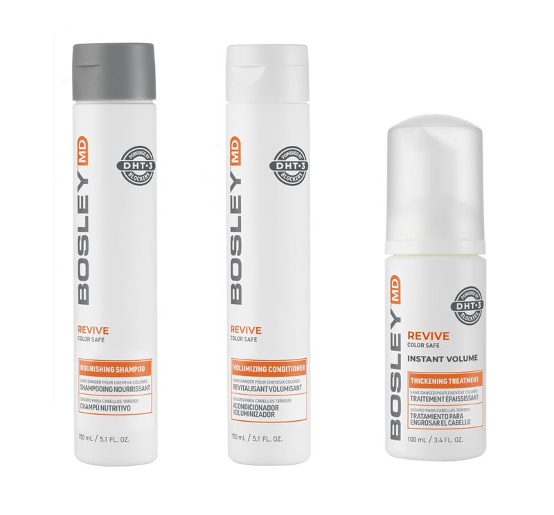 BosleyMD BosRevive Color-Safe Hair Care Kit for Thinning Hair, Starter Size (30 Days) â€“ Shampoo, Conditioner & Thickening Treatment with Biotin, Panthenol & Botanical Extracts - Image 2