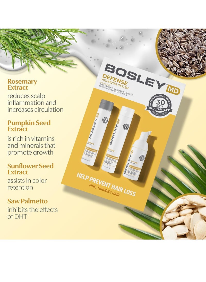 BOSLEYMD BosleyMD BosRevive Color Safe Nourishing Shampoo & Conditioner & Kit for Noticeably Thinning Hair, (Color Safe)  - Image 3